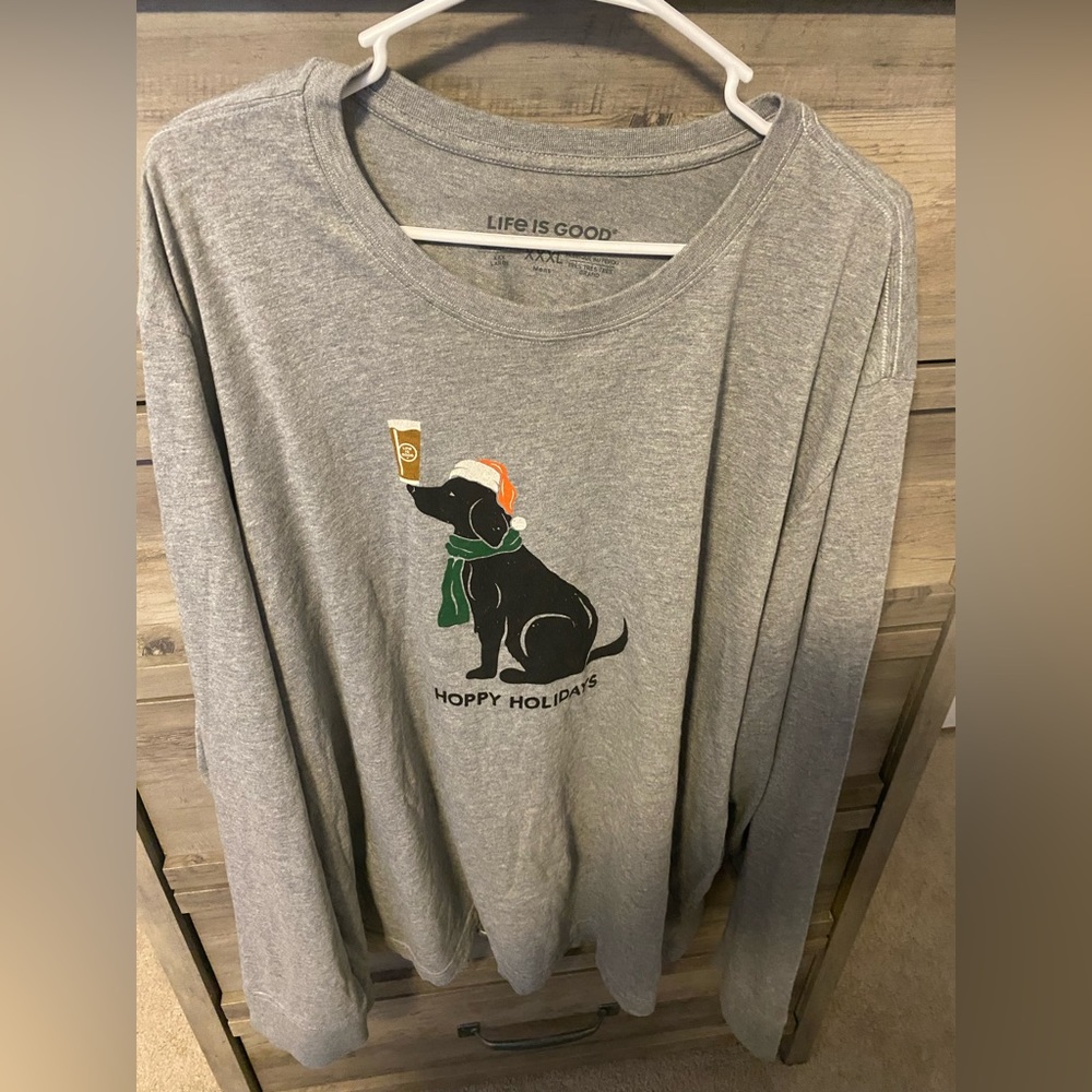 Life is Good Hoppy Holidays Long Sleeve Tee
